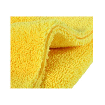 Imagen de Coral Fleece edgeless towel (yellow) 40x60cm